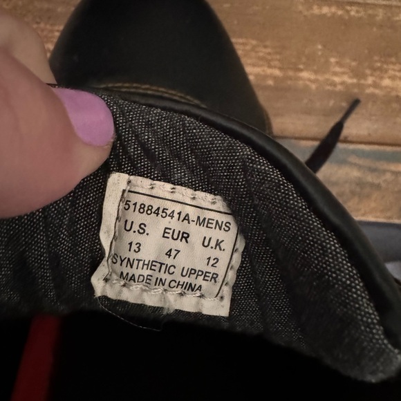 LEVI Men’s Black, Casual, Faux Leather Upper, Lace Up Shoes/Sneakers  Size 13 - Picture 9 of 10